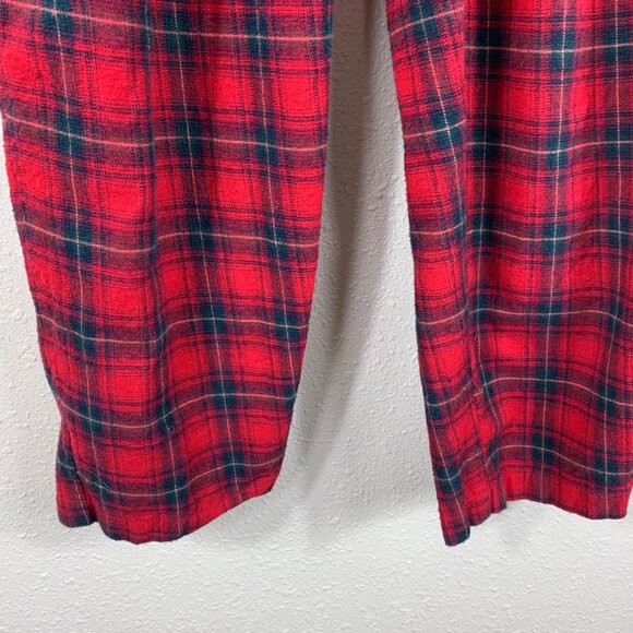 Seek the Label Women’s Red Plaid Belted High-rise Pants - Size Medium - Picture 4 of 8
